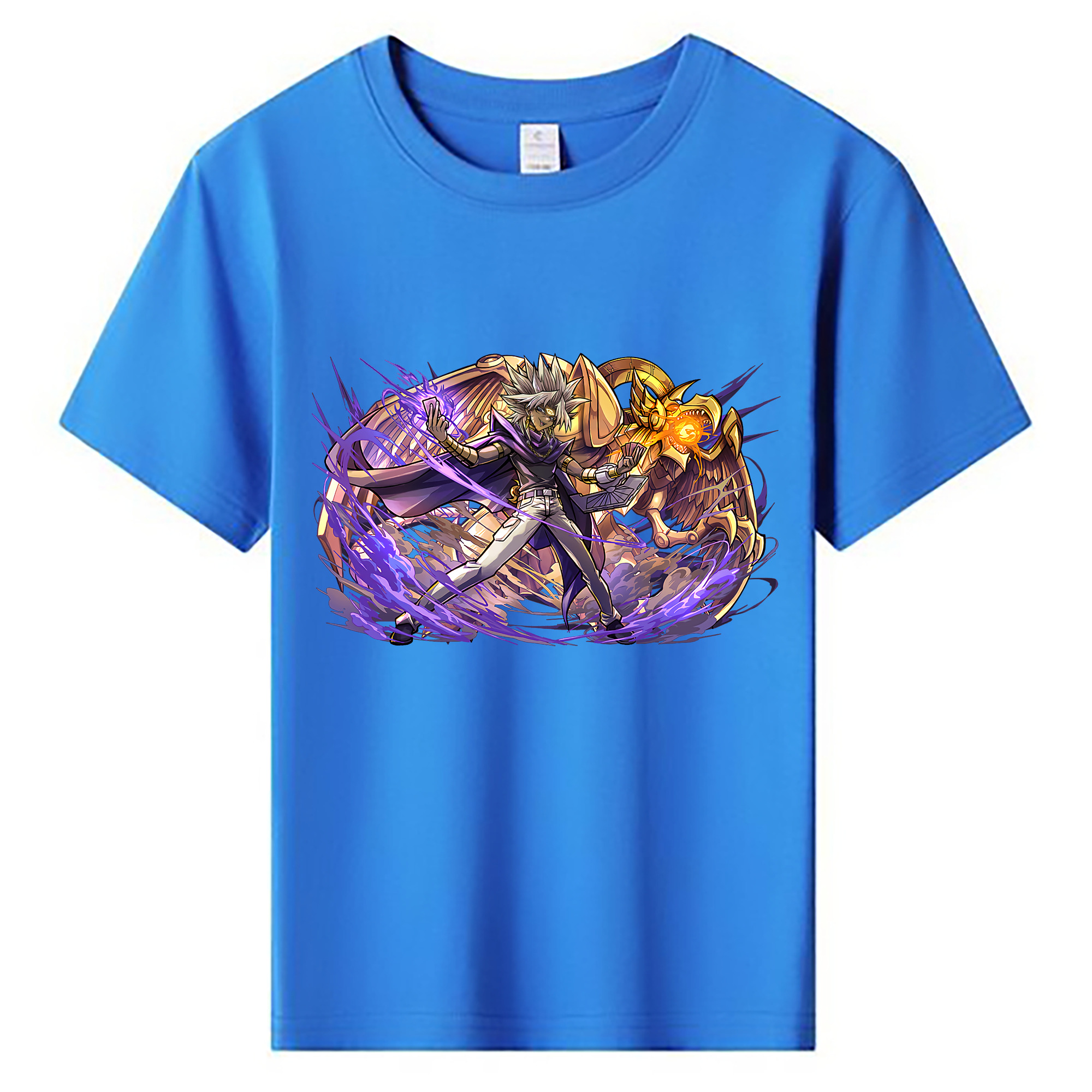 （画像用） 遊☆戯☆王 Yu-Gi-Oh! 綿100％キッズTシャツ（フロントプリント）